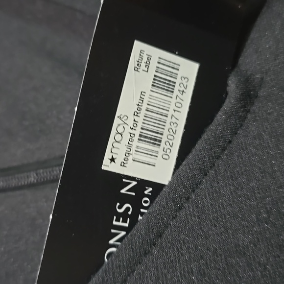 NWT Jones New York Collection Black Sleeveless Strecth Midi Dress Size 8 - Picture 4 of 7